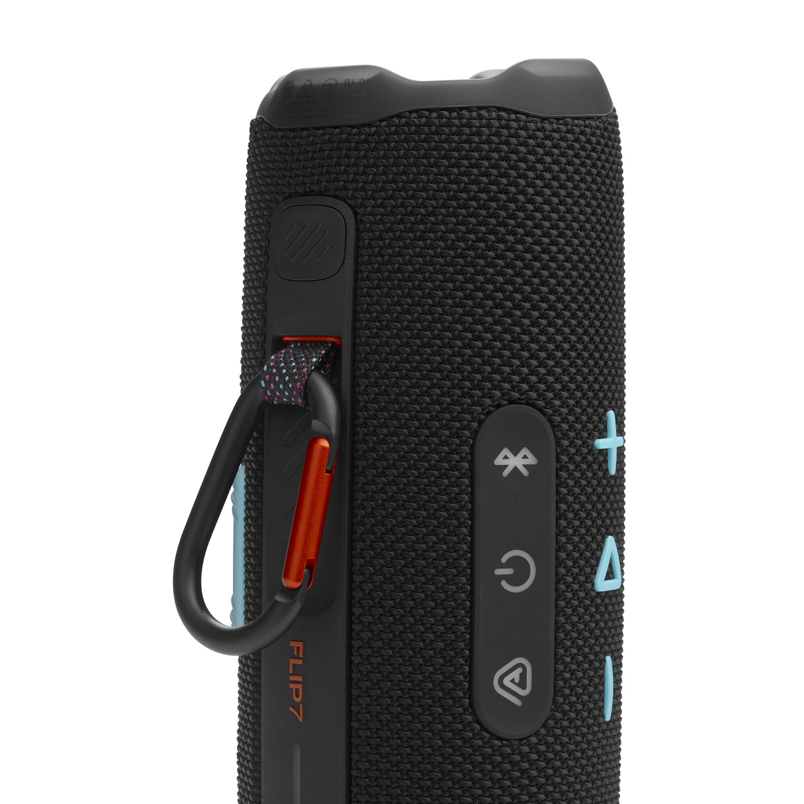 Bocina portátil jbl flip 7 negro funky resistente al agua y al polvo